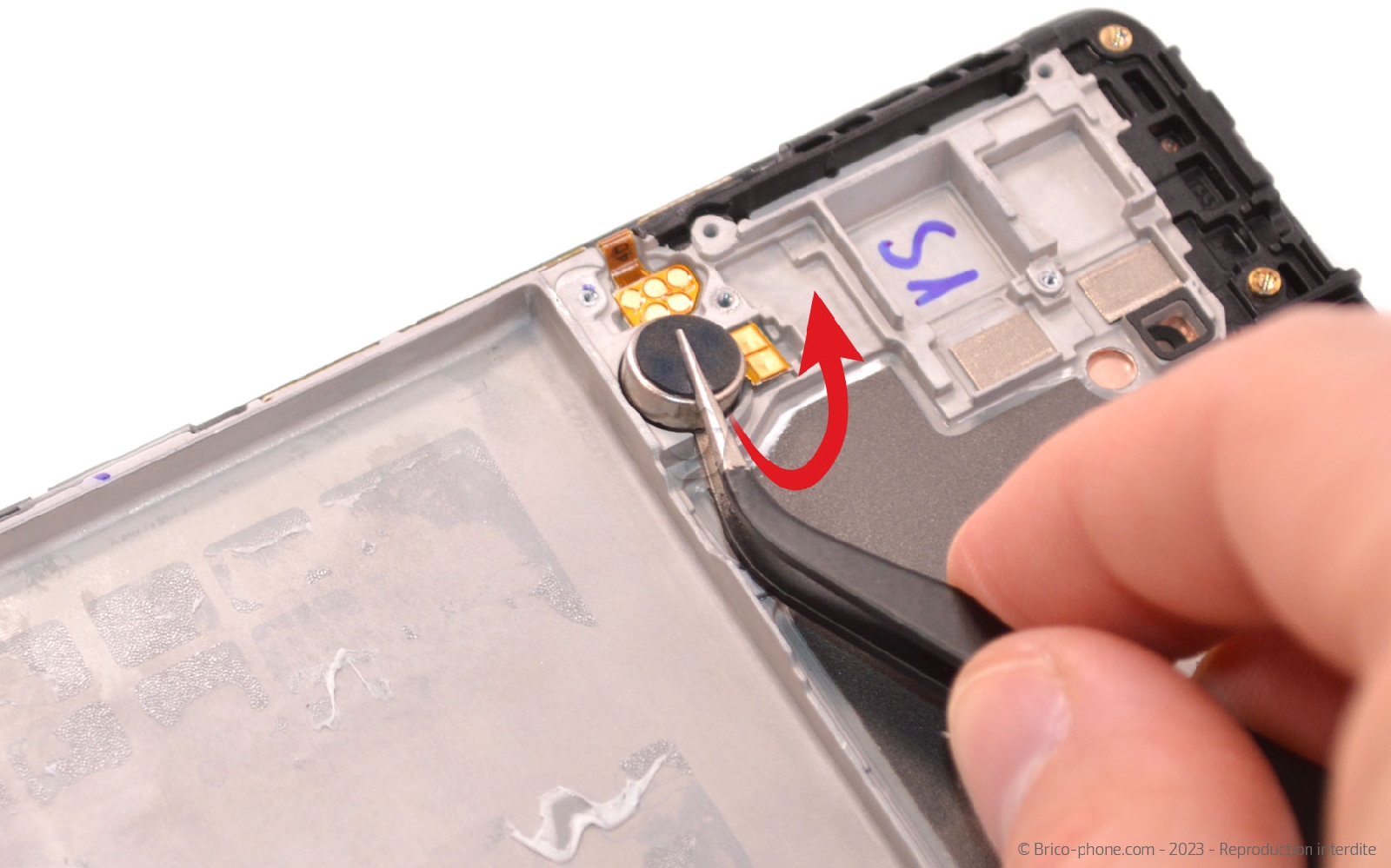 Comment changer le bloc écran sur Galaxy A42 5G photo 2