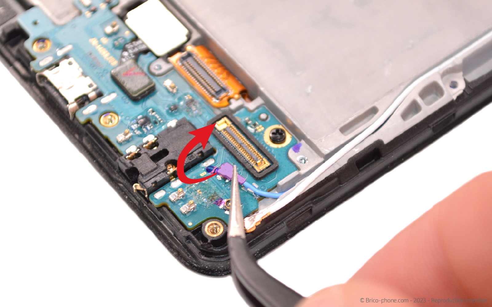 Comment changer le bloc écran sur Galaxy A42 5G photo 2