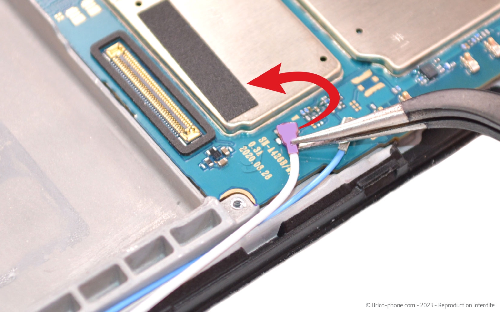 Comment changer le bloc écran sur Galaxy A42 5G photo 1