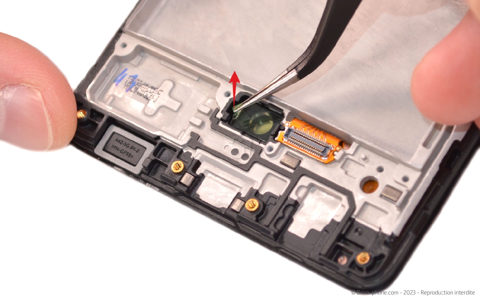 Comment changer le bloc écran sur Galaxy A42 5G photo 2