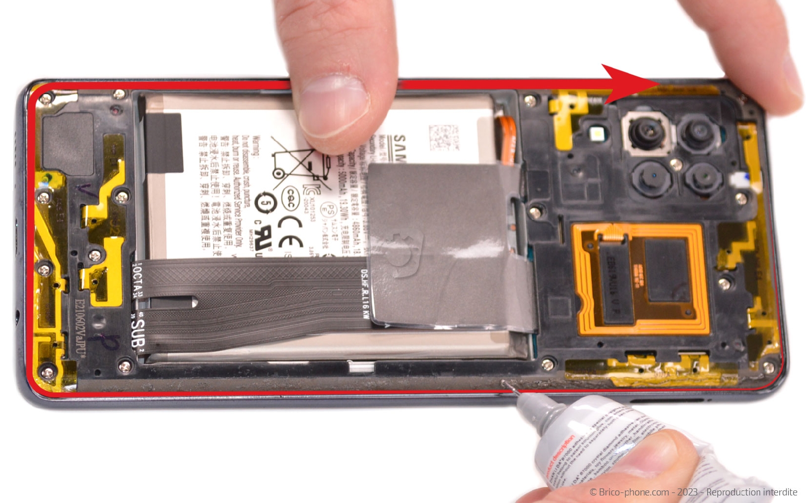 Comment changer le bloc écran sur Galaxy A42 5G photo 1