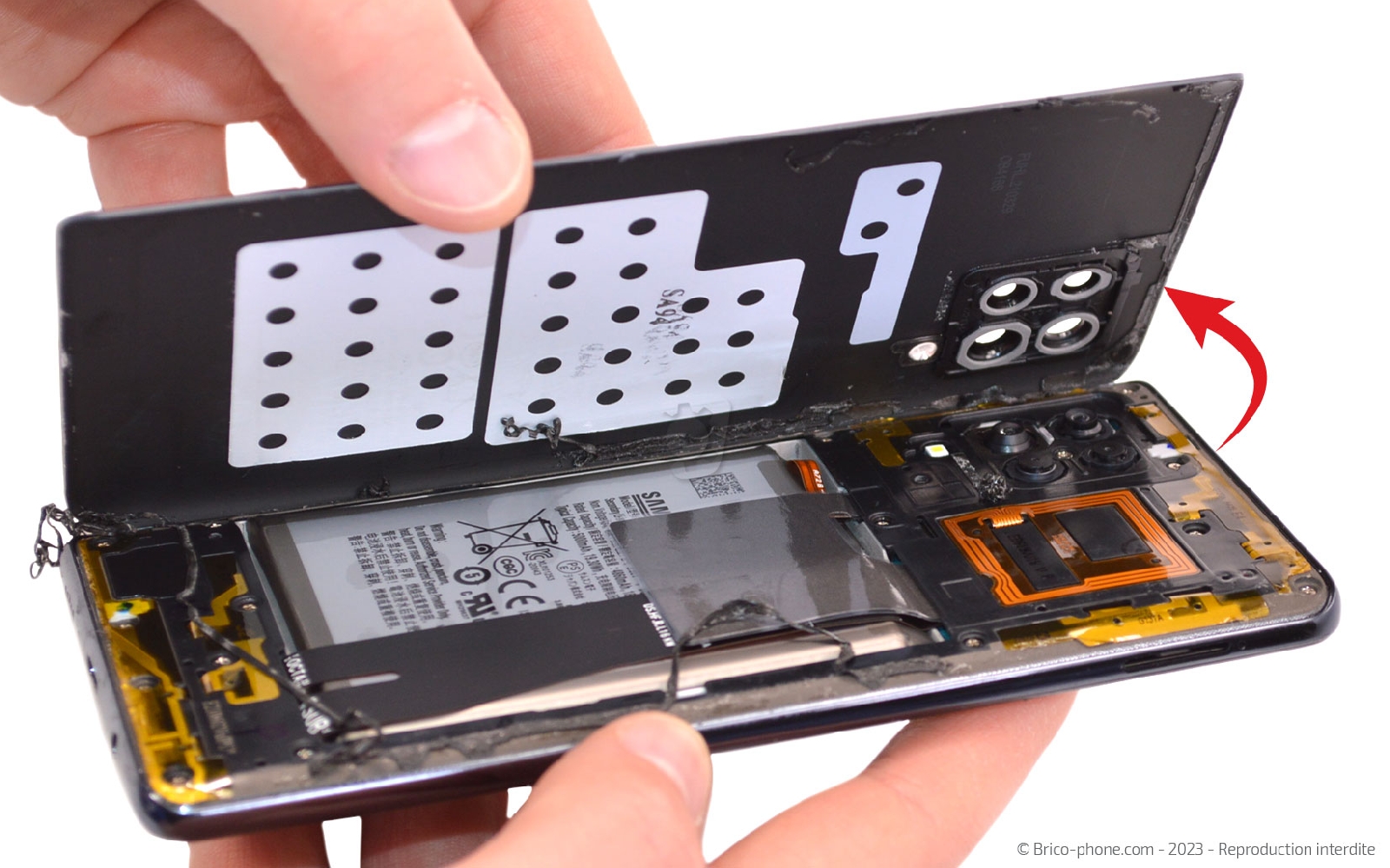 Comment changer la batterie sur Galaxy A42 5G photo 4