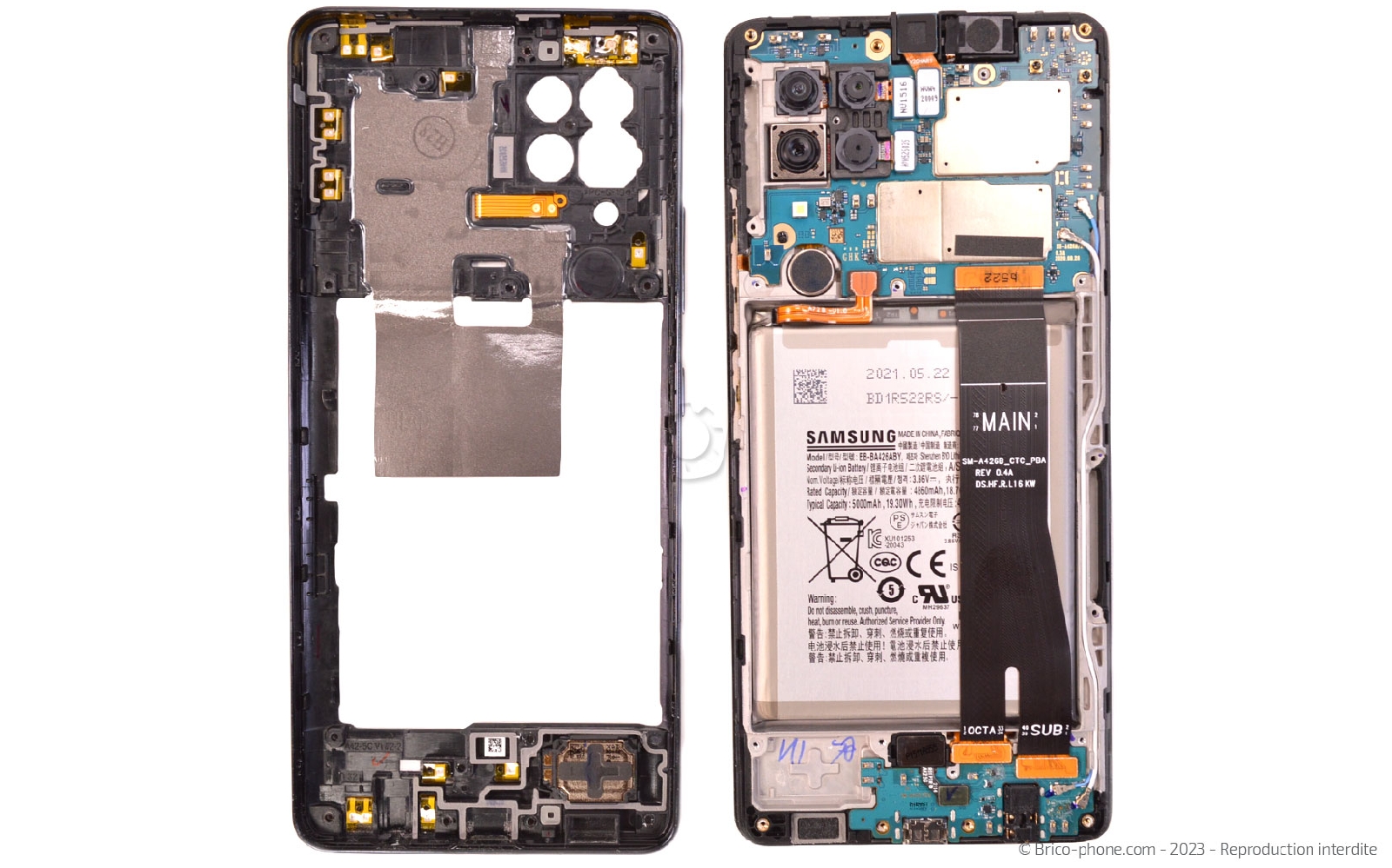 Comment changer la batterie sur Galaxy A42 5G photo 3