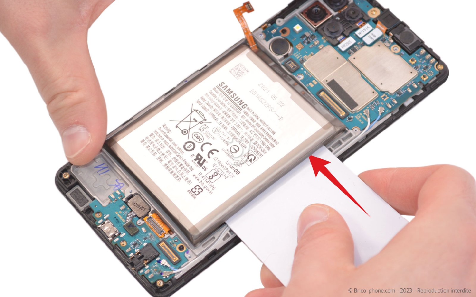Comment changer la batterie sur Galaxy A42 5G photo 3