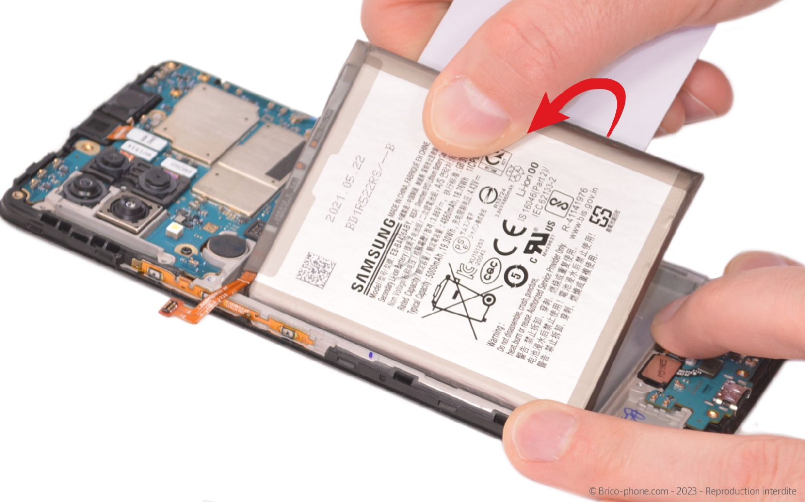 Comment changer la batterie sur Galaxy A42 5G photo 4