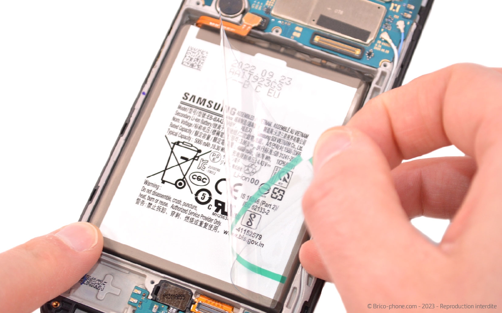 Comment changer la batterie sur Galaxy A42 5G photo 2