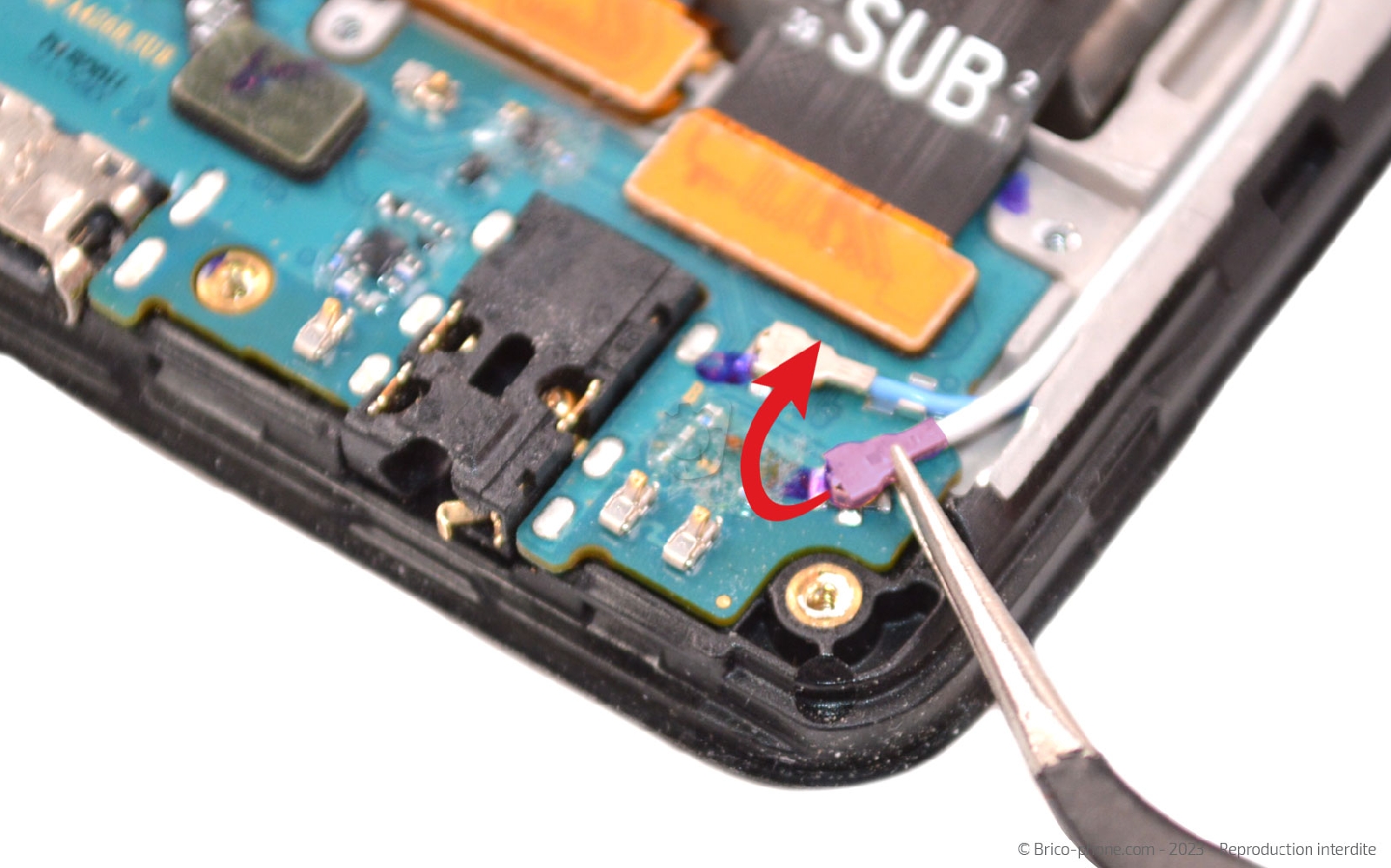 Comment changer le connecteur de charge sur Galaxy A42 5G photo 1