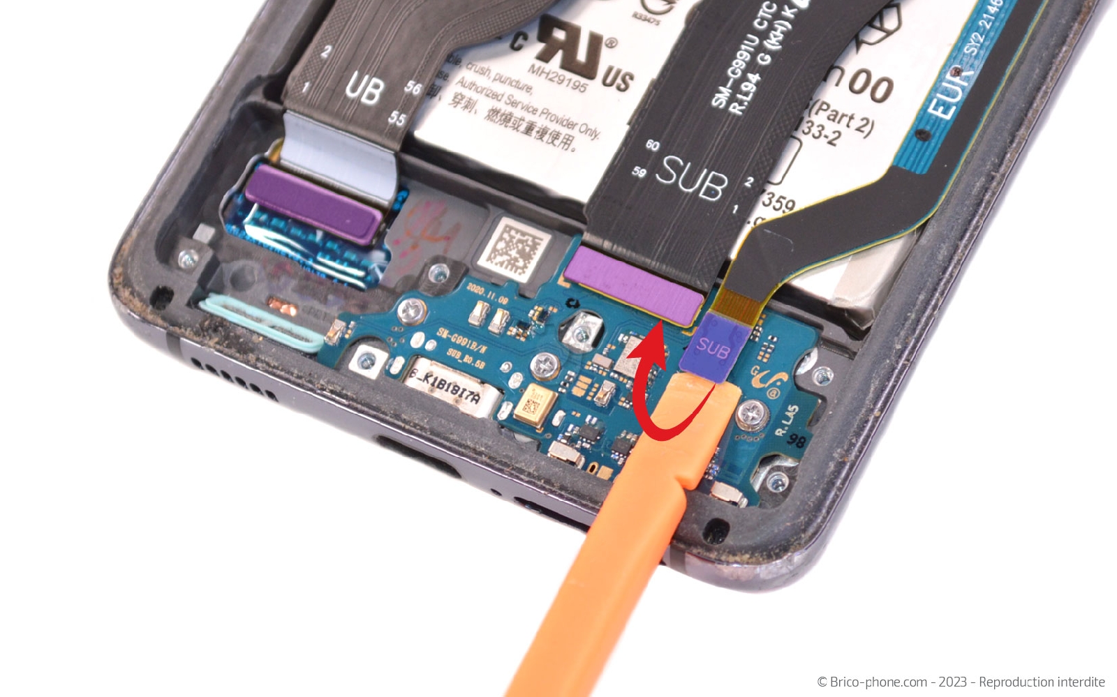 Guide de réparation sur Galaxy S21 photo 2