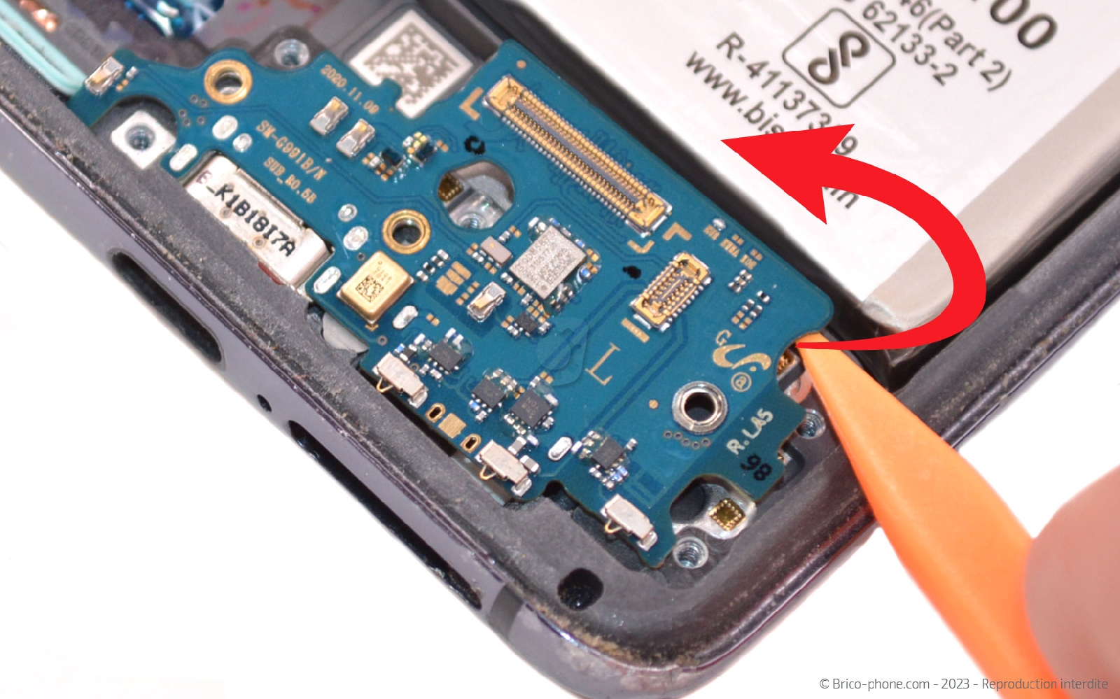 Guide de réparation sur Galaxy S21 photo 2