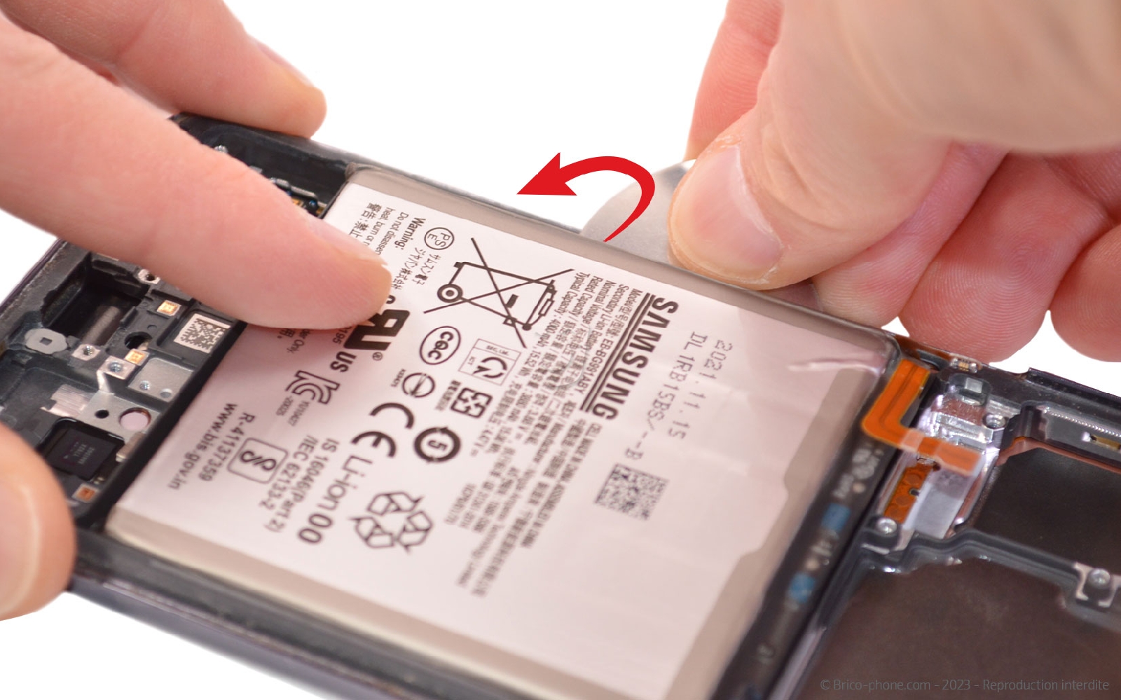 Coment remplacer le bloc écran sur Galaxy S21 photo 2