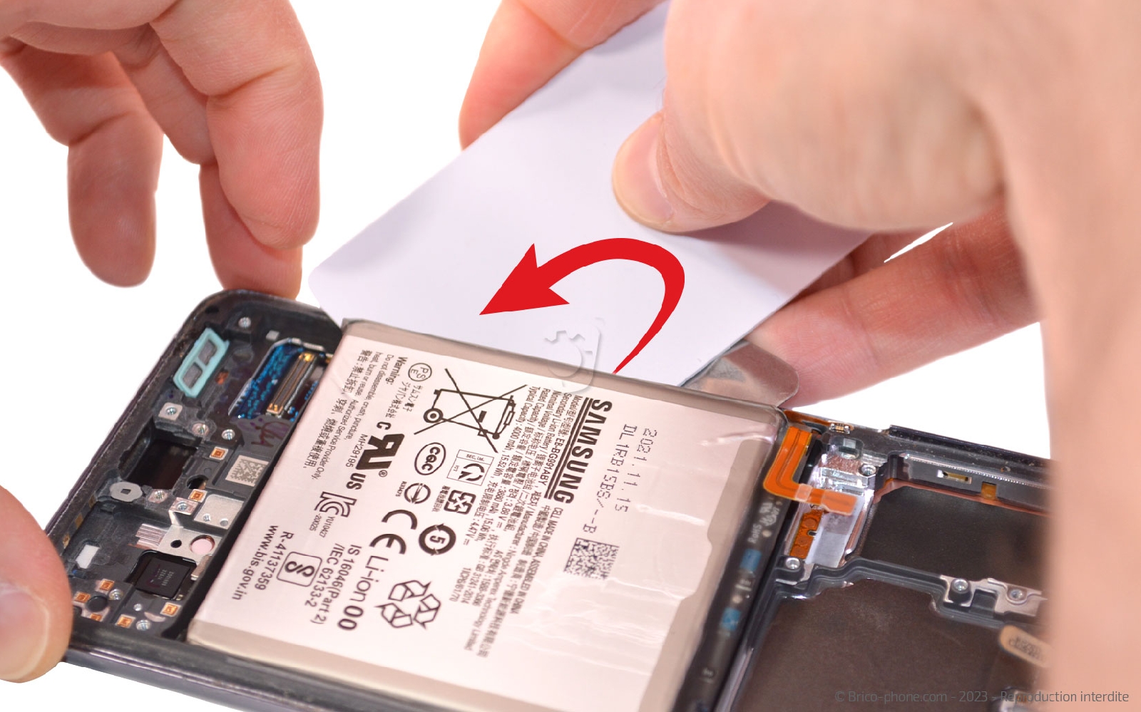 Coment remplacer le bloc écran sur Galaxy S21 photo 3