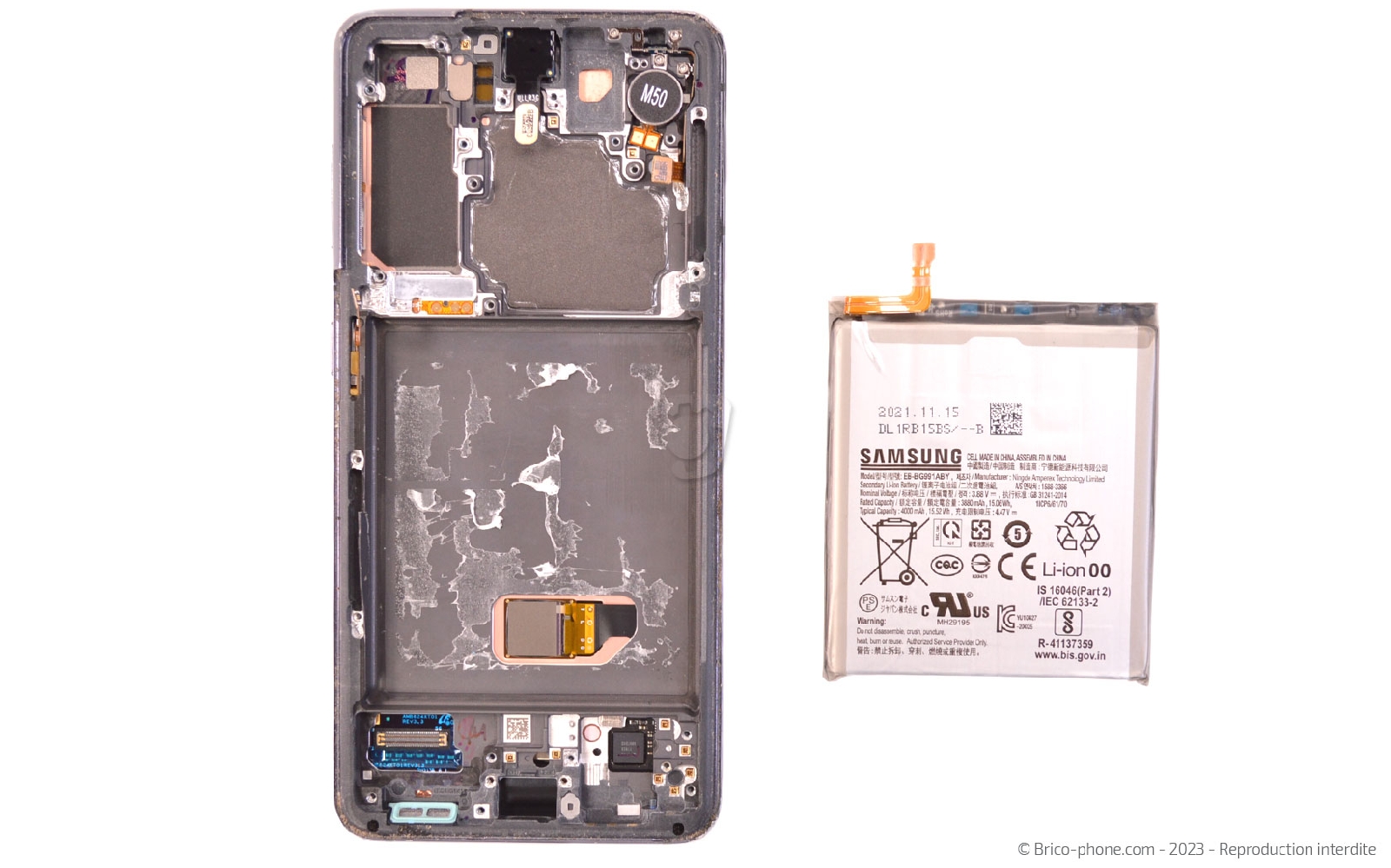Coment remplacer le bloc écran sur Galaxy S21 photo 4