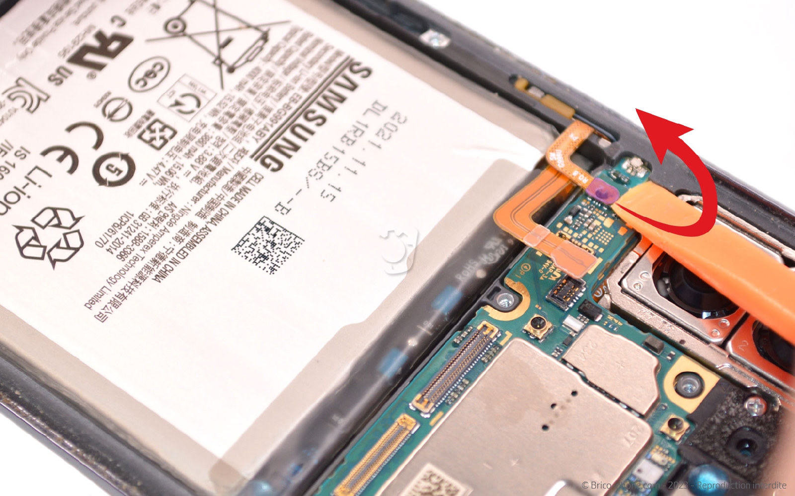 Coment remplacer le bloc écran sur Galaxy S21 photo 3