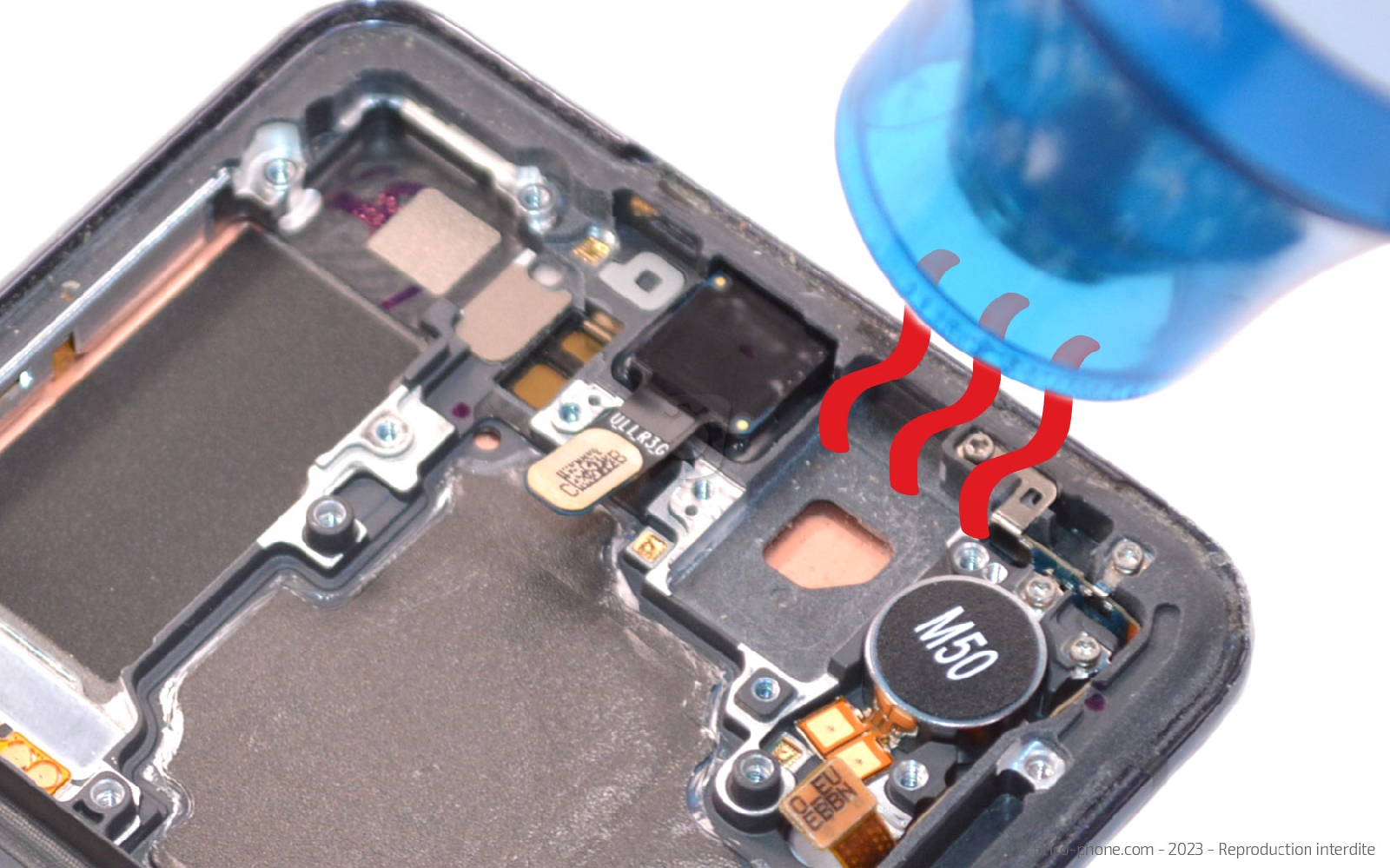 Coment remplacer le bloc écran sur Galaxy S21 photo 1