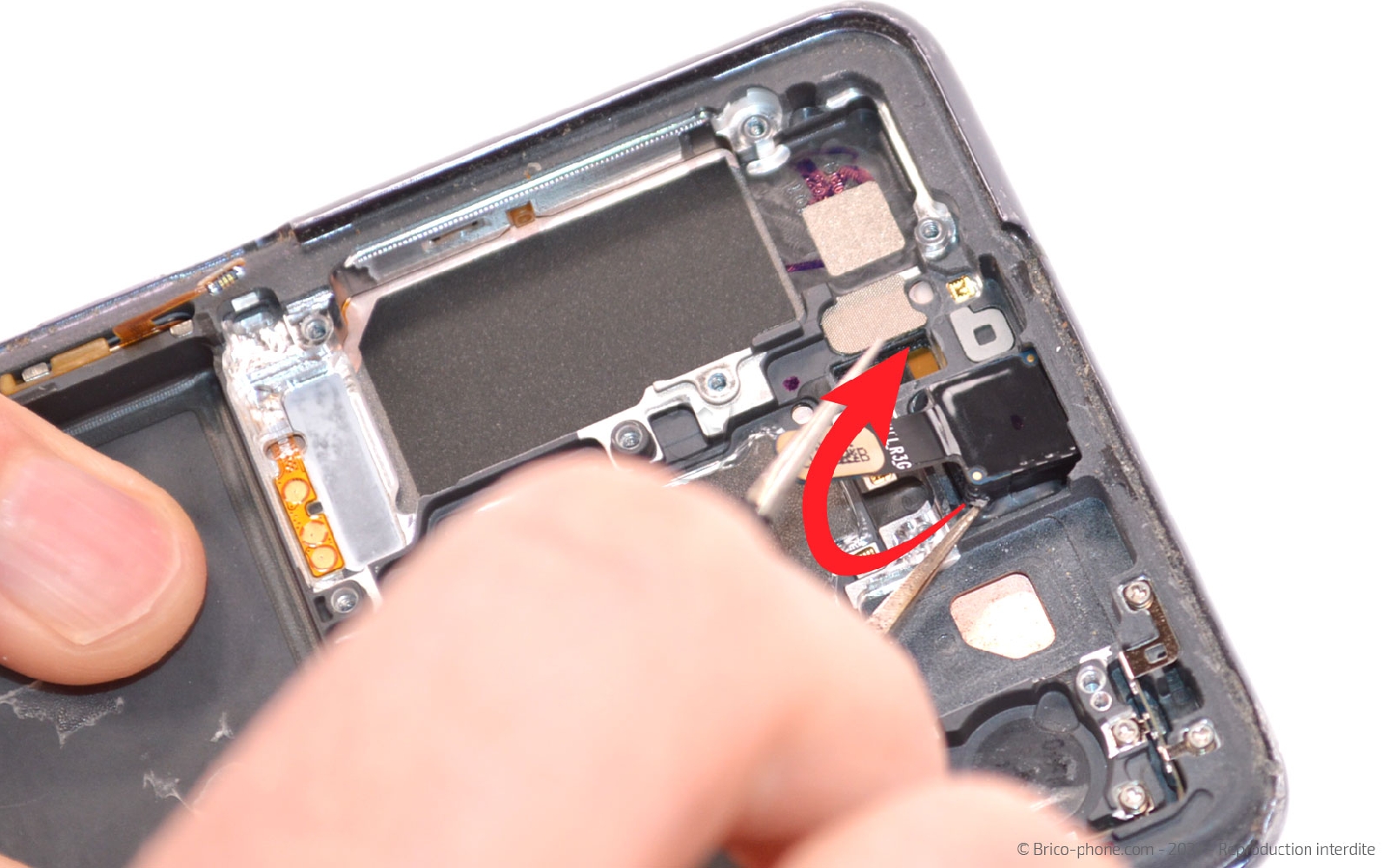 Coment remplacer le bloc écran sur Galaxy S21 photo 3