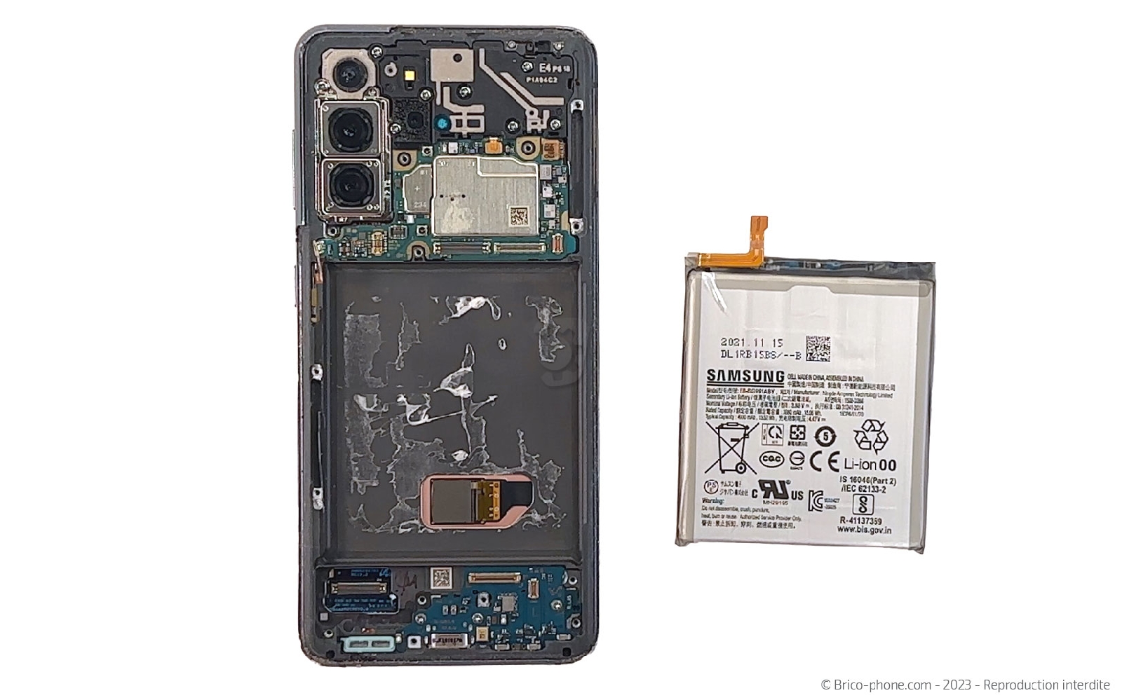 Comment changer la batterie sur Galaxy S21 photo 4