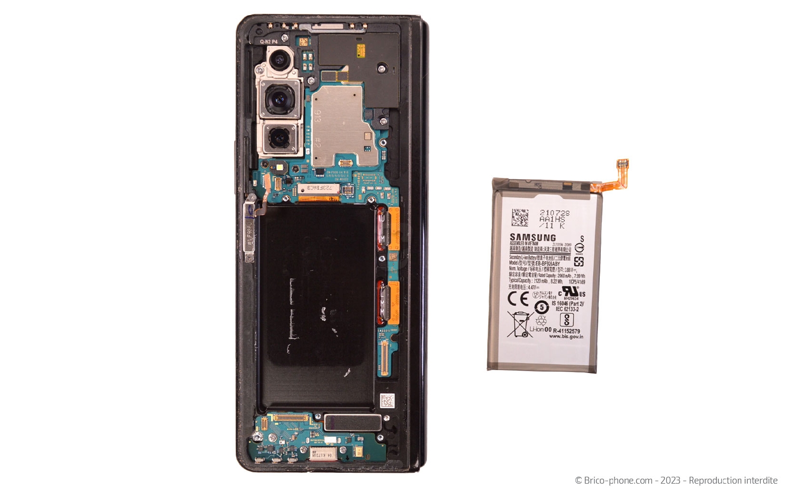 Guide de réparation sur Galaxy Z Fold3 photo 4