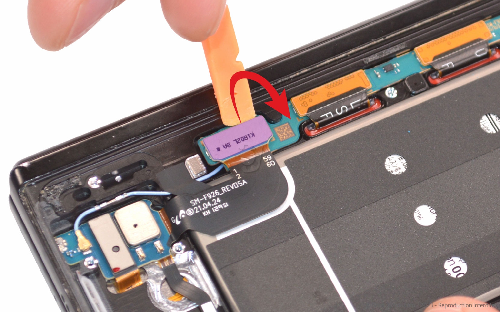 Guide de réparation sur Galaxy Z Fold3 photo 1