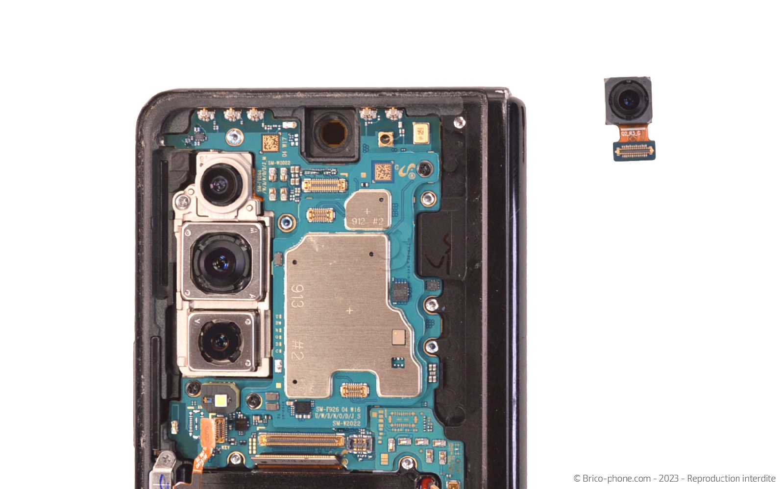 Guide de réparation sur Galaxy Z Fold3 photo 3