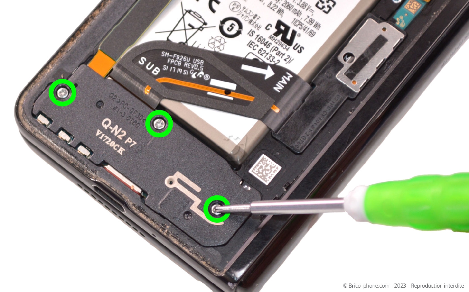 Guide de réparation sur Galaxy Z Fold3 photo 1