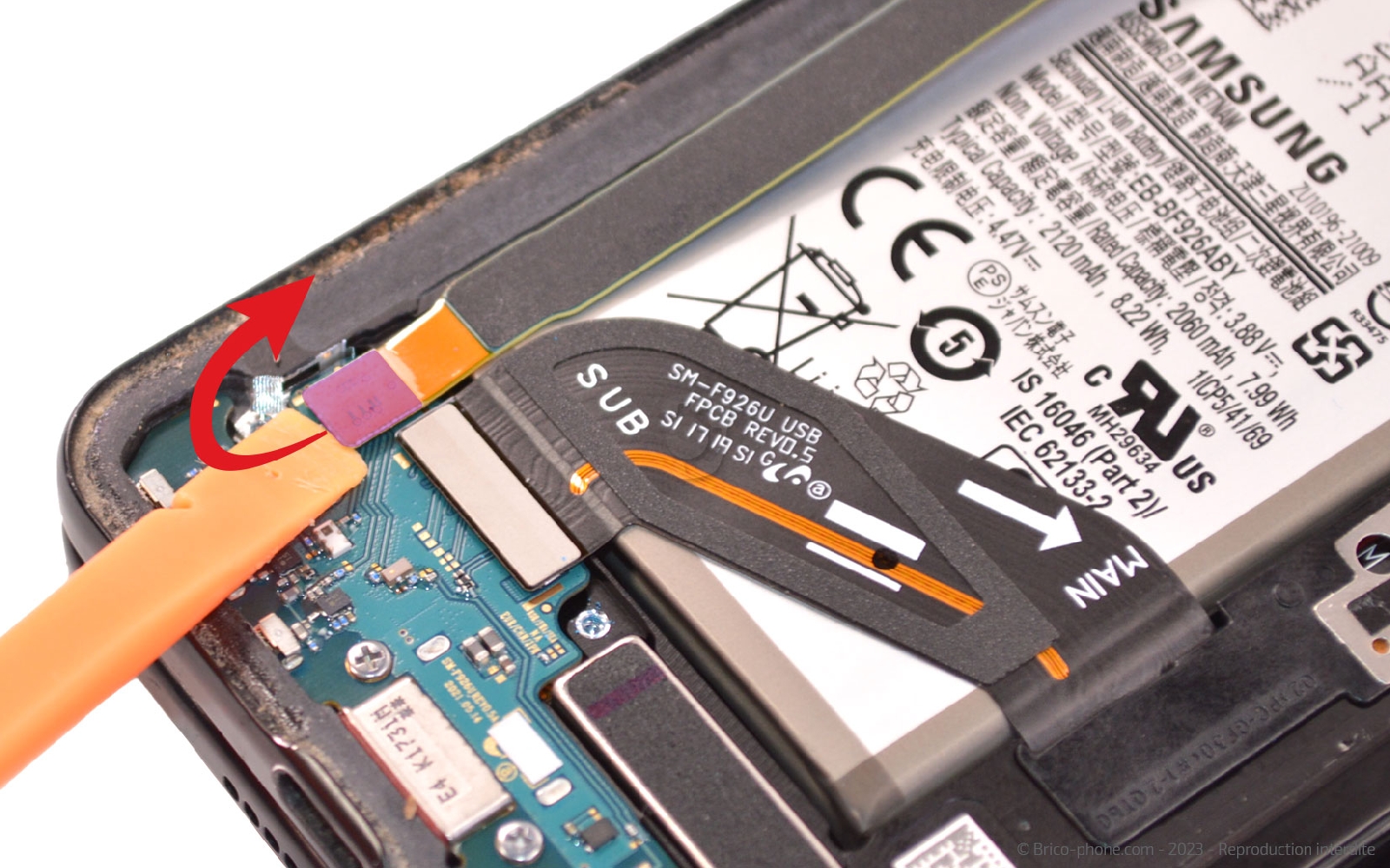 Comment remplacer la batterie principale sur Galaxy Z Fold3 photo 1