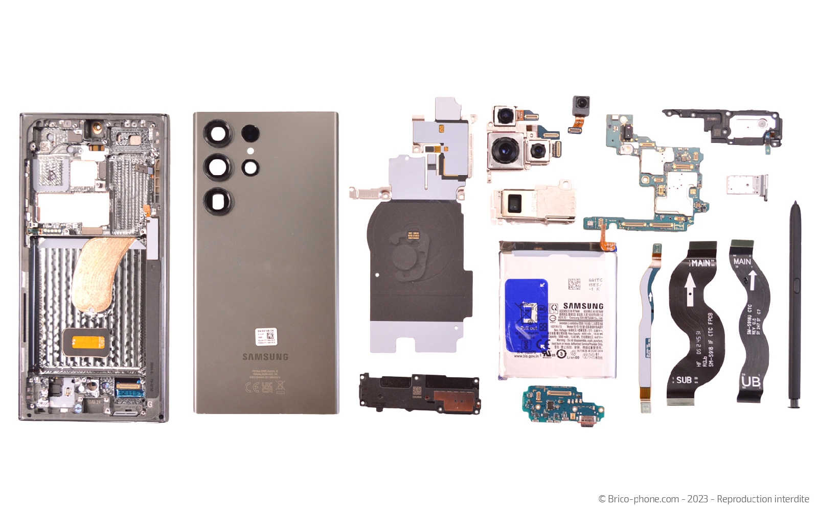 Guide de réparation sur Galaxy S23 Ultra photo 1