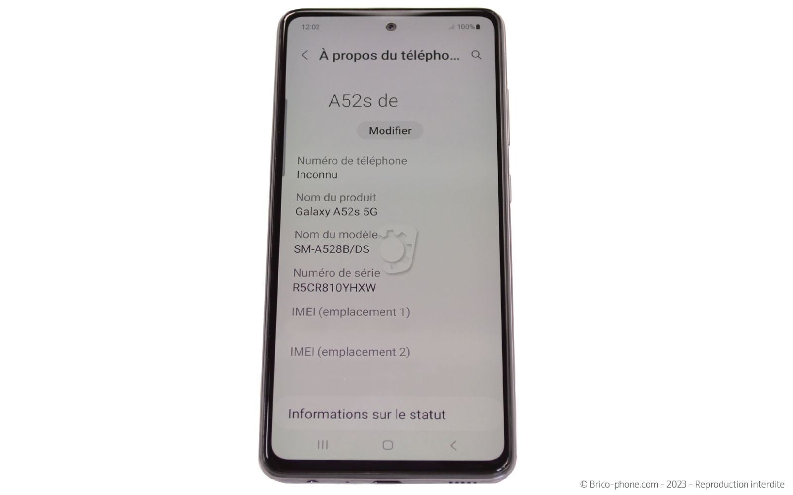 Guide de réparation sur Galaxy A52s photo 1