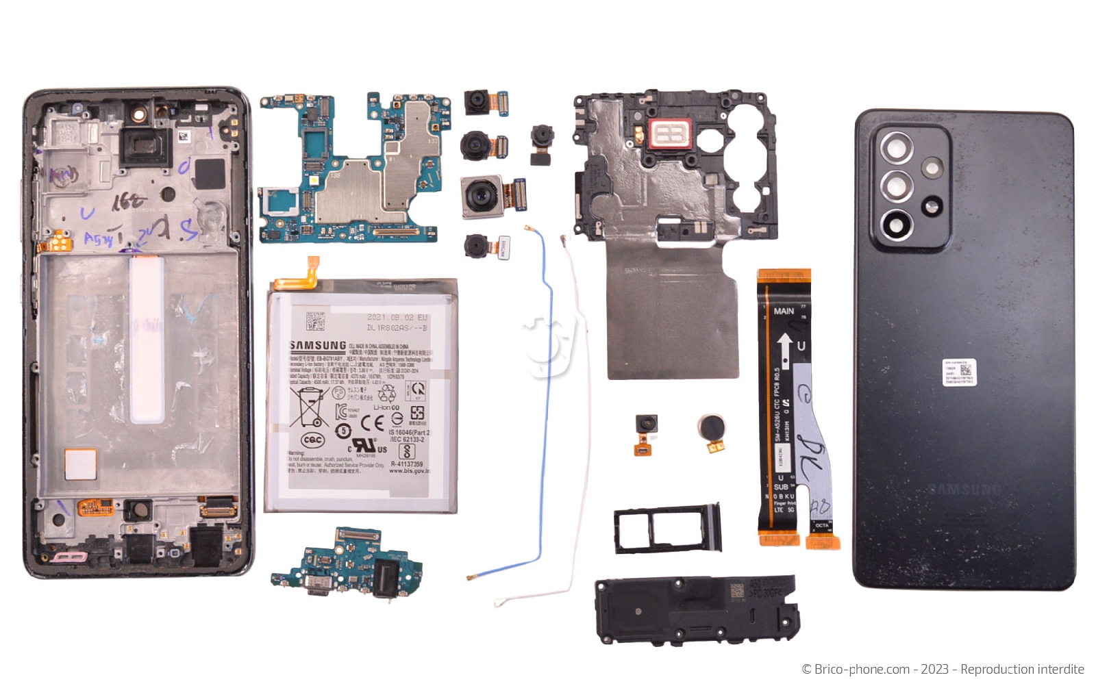 Guide de réparation sur Galaxy A52s photo 1