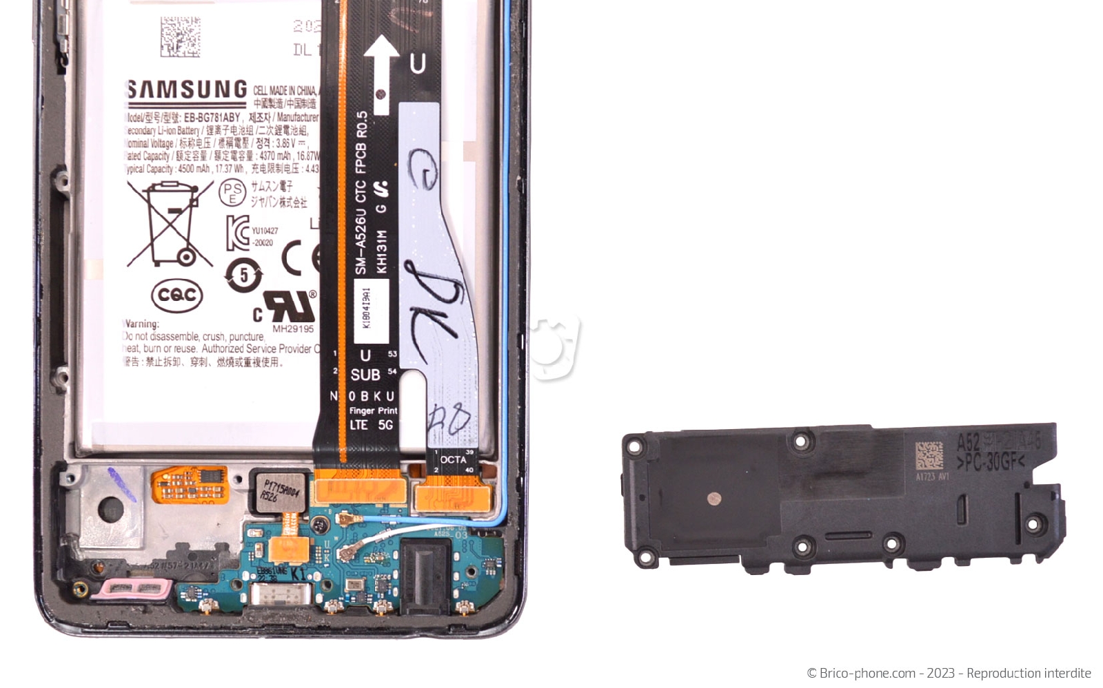 Comment changer le bloc écran sur Galaxy A52s photo 4