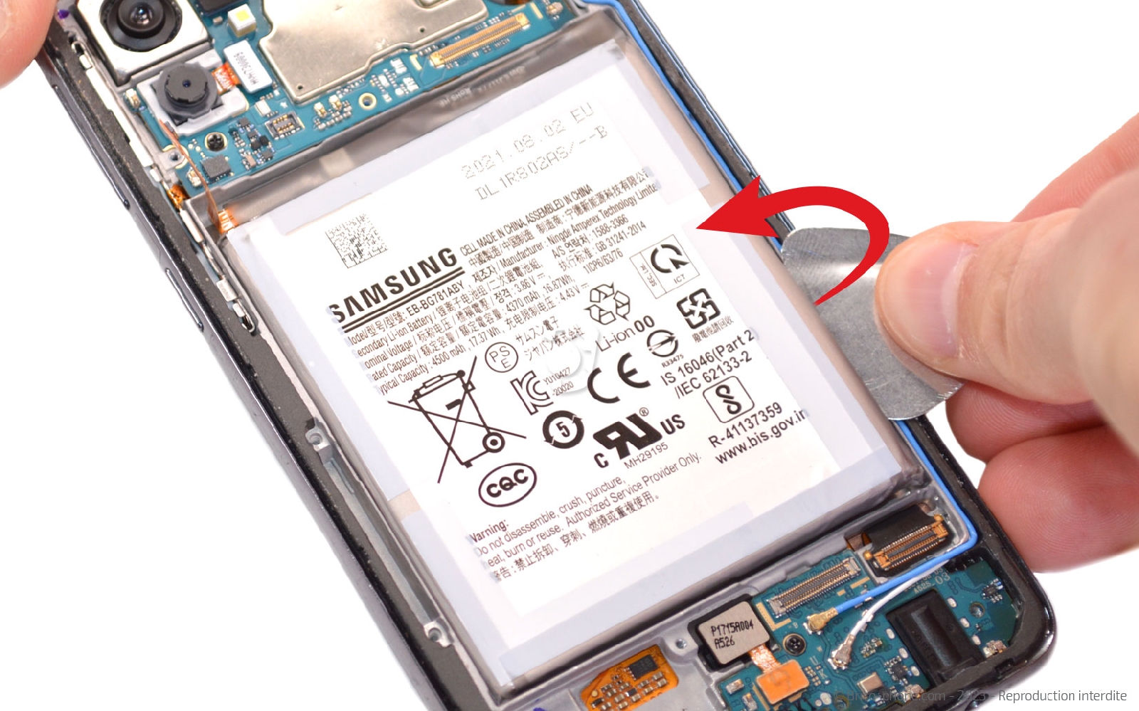 Comment changer le bloc écran sur Galaxy A52s photo 1