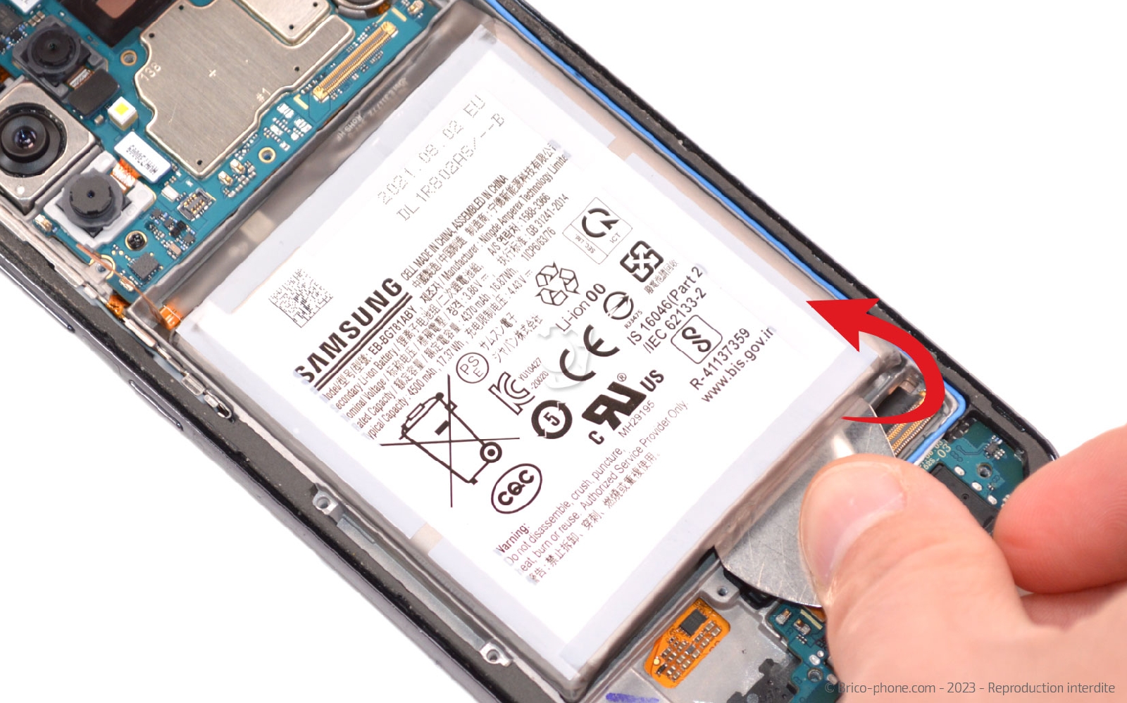 Comment changer le bloc écran sur Galaxy A52s photo 2