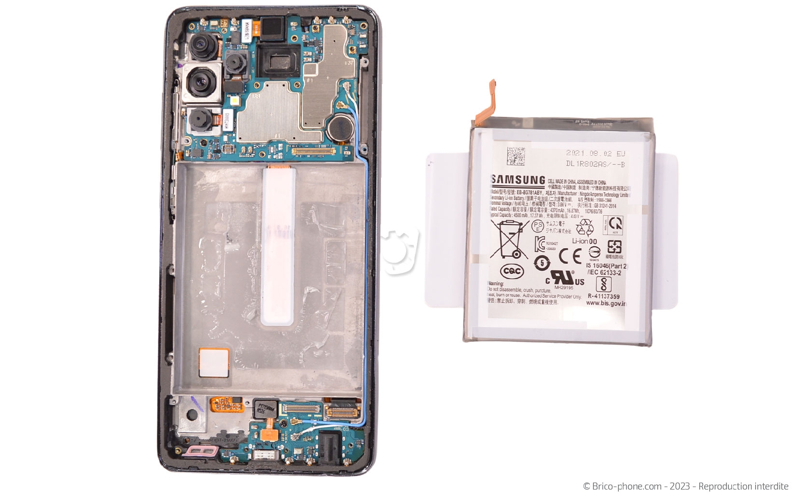 Comment changer le bloc écran sur Galaxy A52s photo 4