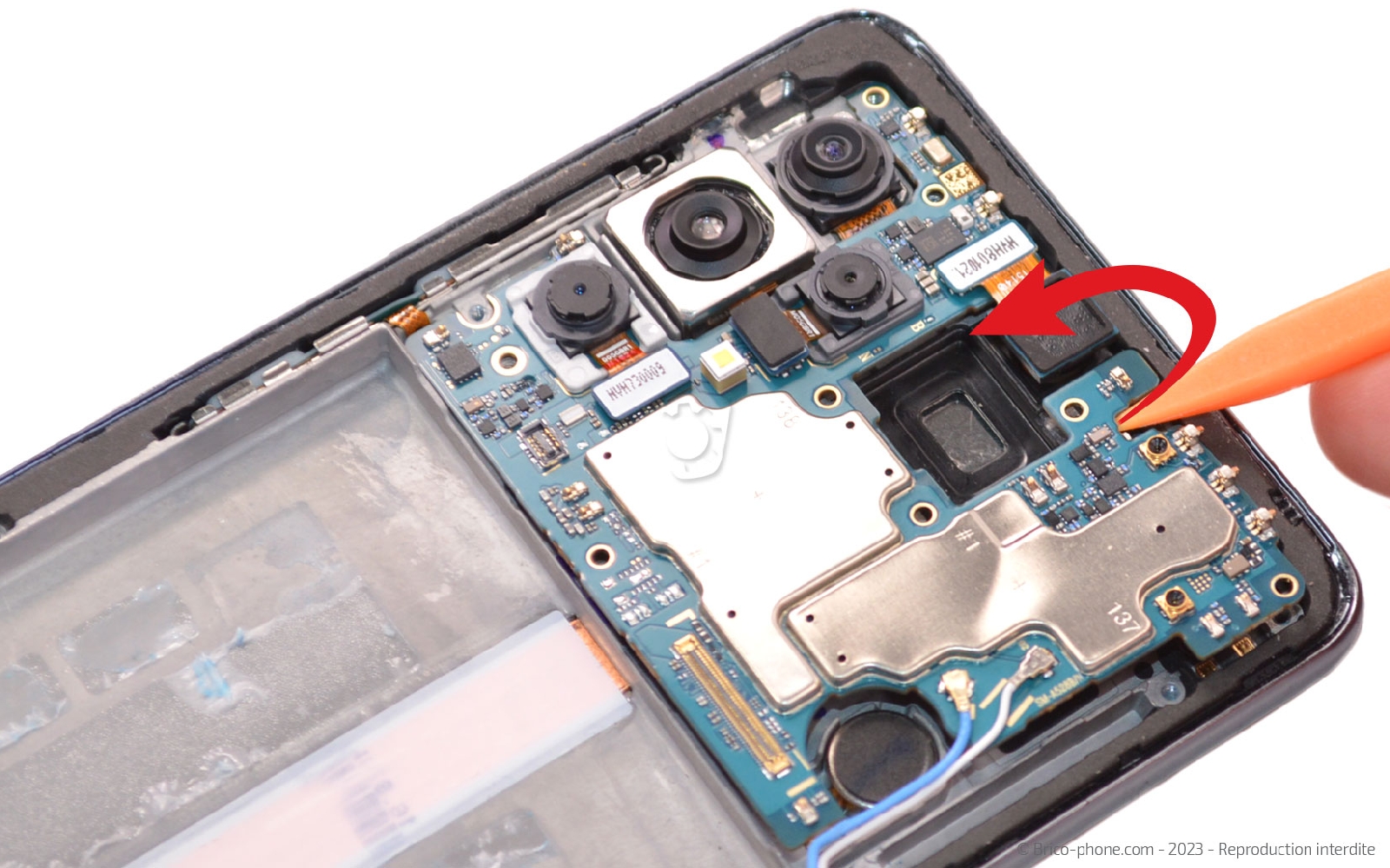 Comment changer le bloc écran sur Galaxy A52s photo 2