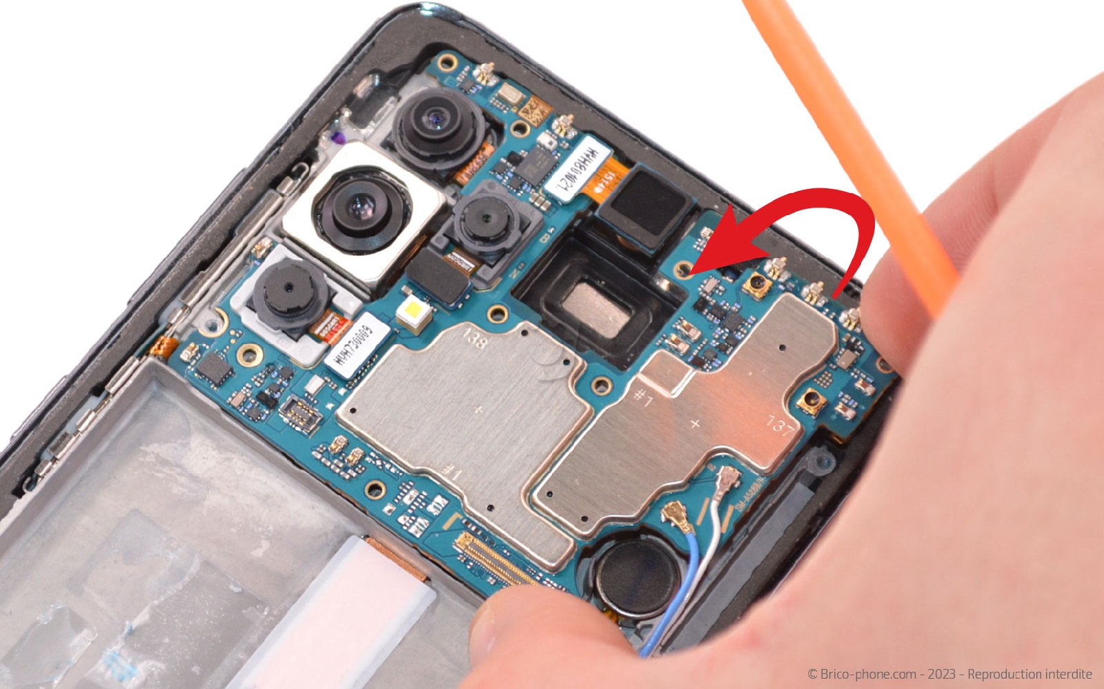 Comment changer le bloc écran sur Galaxy A52s photo 3