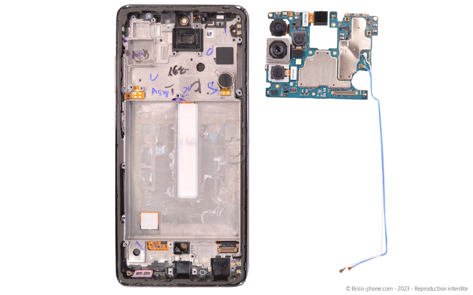 Comment changer le bloc écran sur Galaxy A52s photo 4