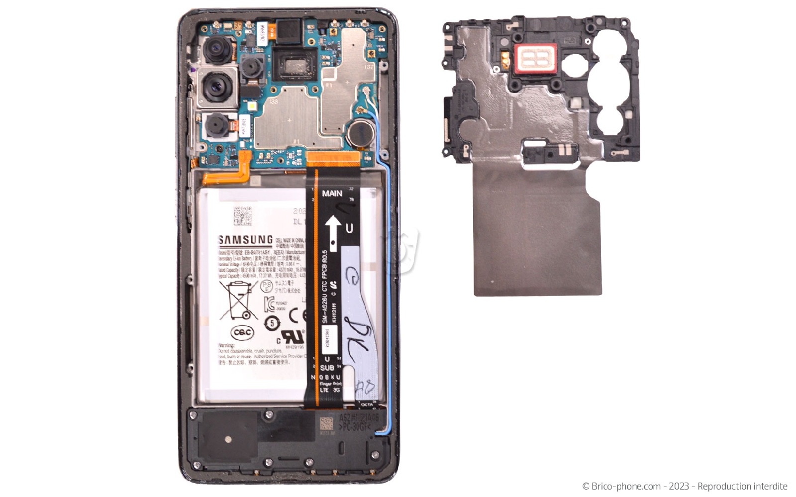 Comment changer le bloc écran sur Galaxy A52s photo 3