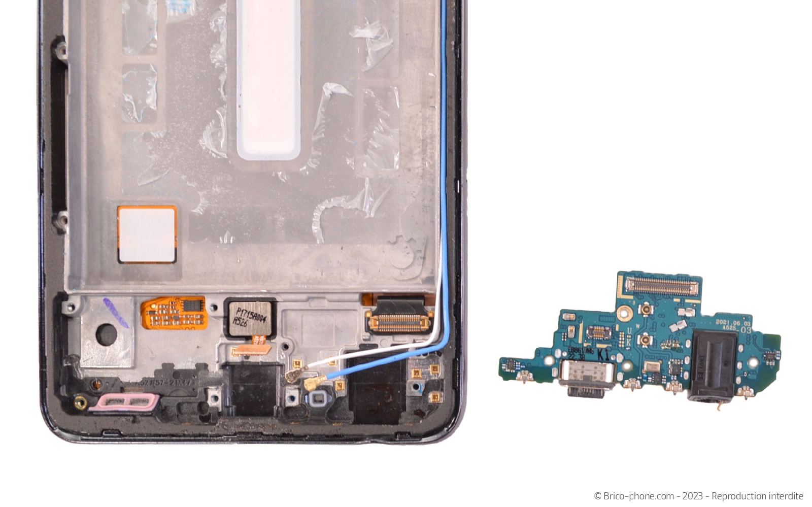 Comment changer le bloc écran sur Galaxy A52s photo 3