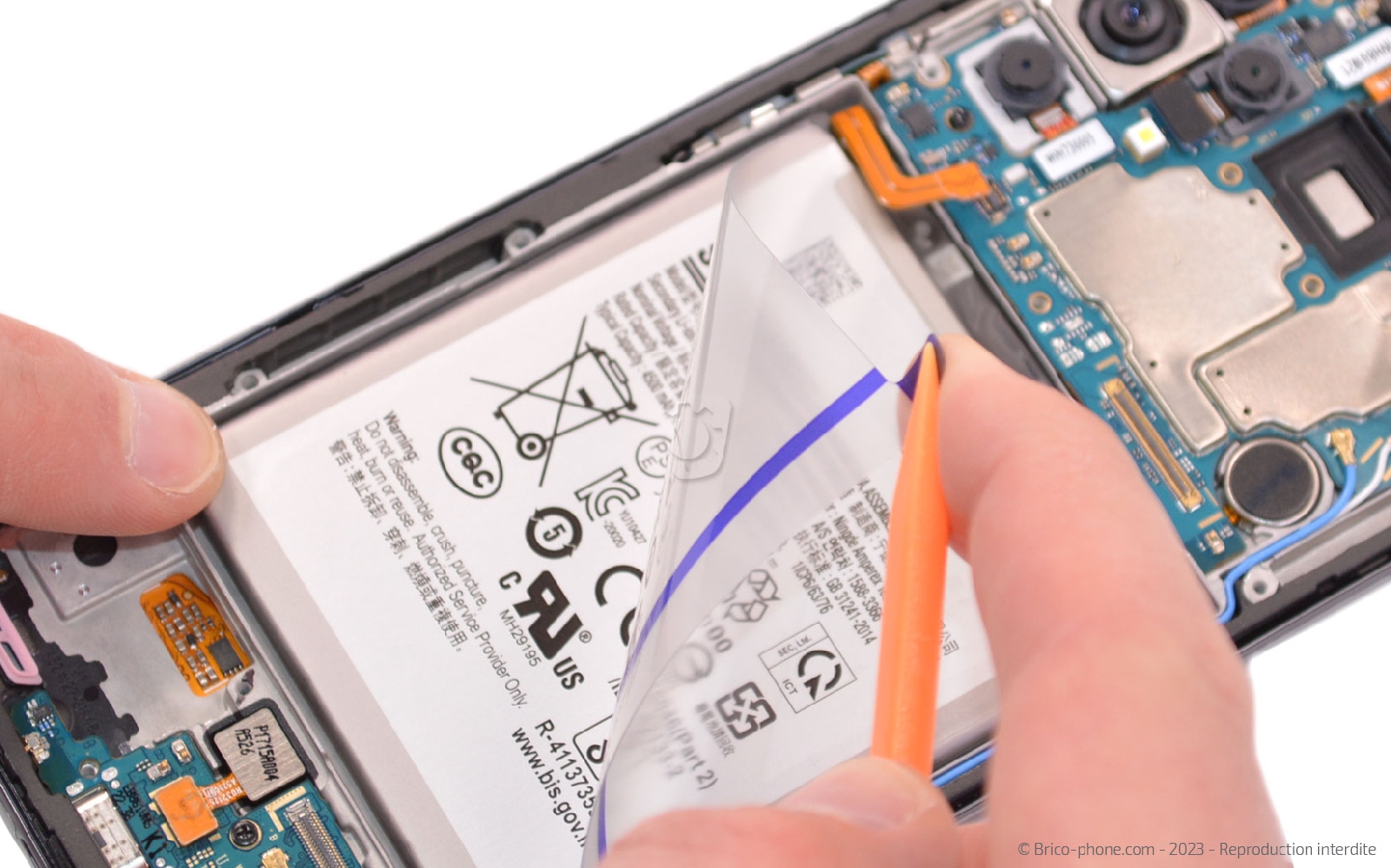 Comment changer la batterie sur Galaxy A52s photo 2