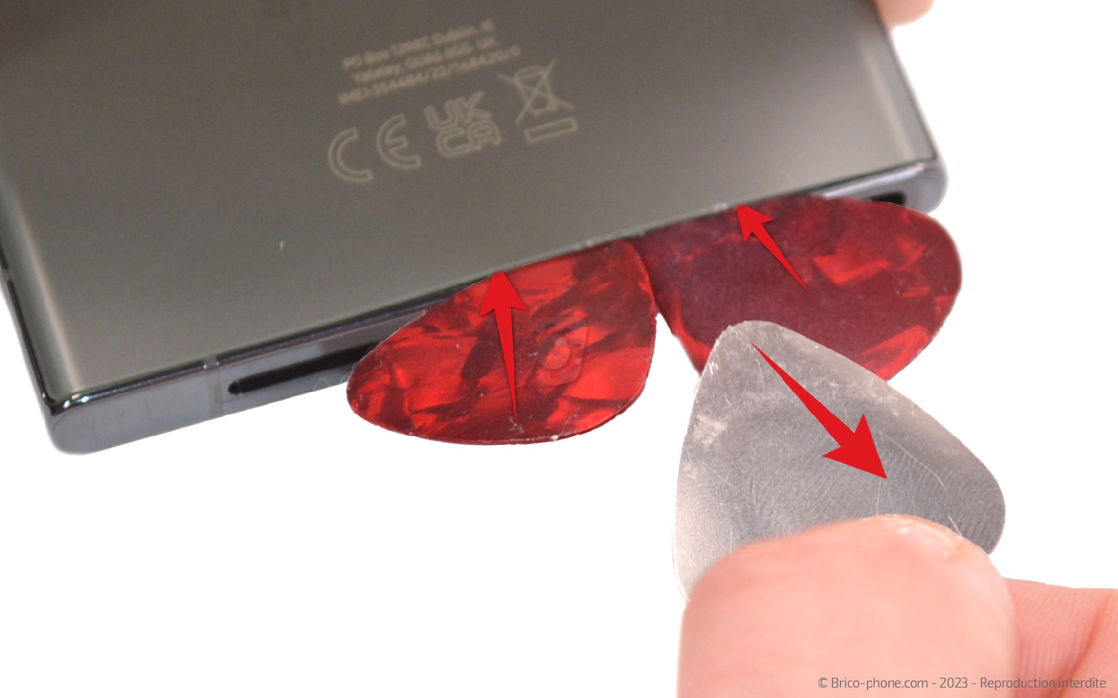 Comment changer le bloc écran  sur Galaxy S23 Ultra photo 2