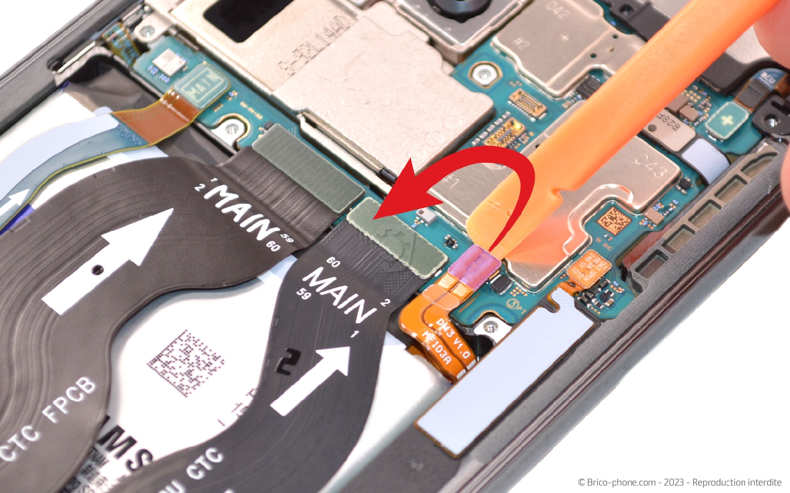 Comment changer le bloc écran  sur Galaxy S23 Ultra photo 1