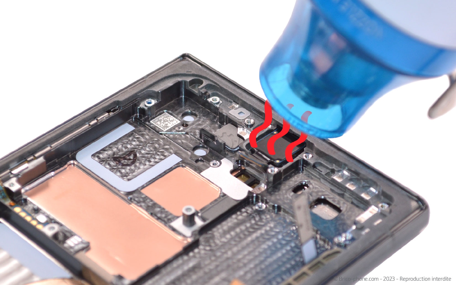 Comment changer le bloc écran  sur Galaxy S23 Ultra photo 1