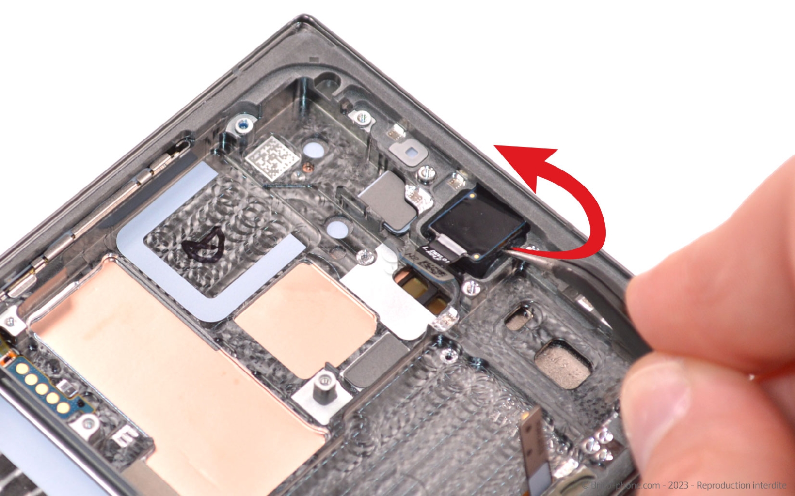 Comment changer le bloc écran  sur Galaxy S23 Ultra photo 2