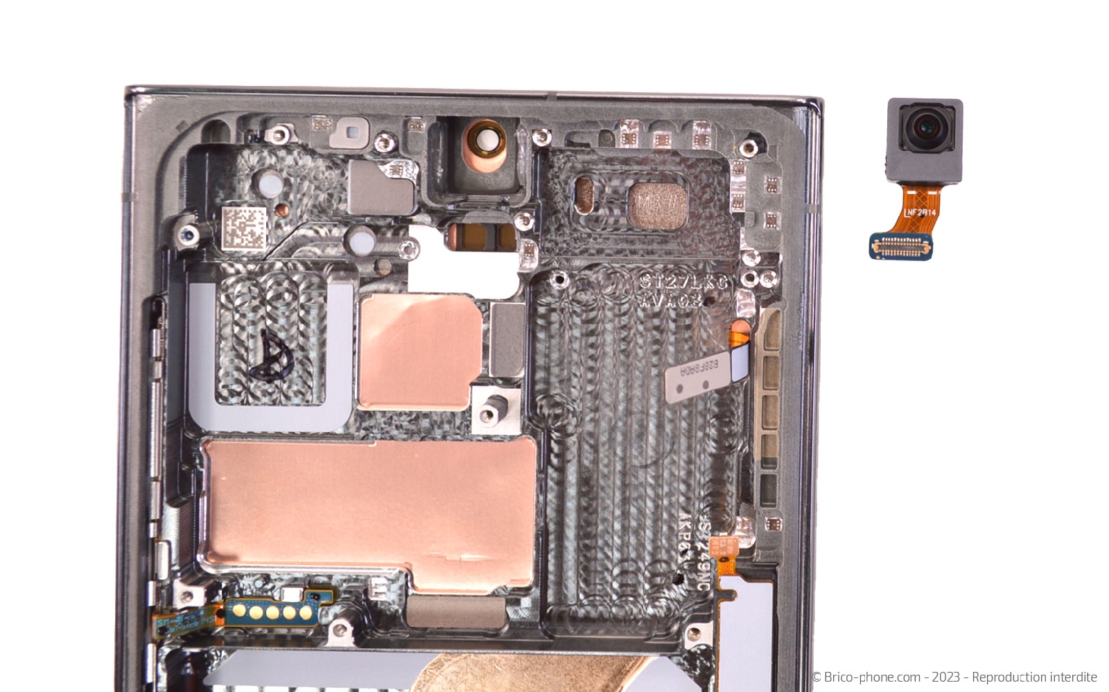 Comment changer le bloc écran  sur Galaxy S23 Ultra photo 3