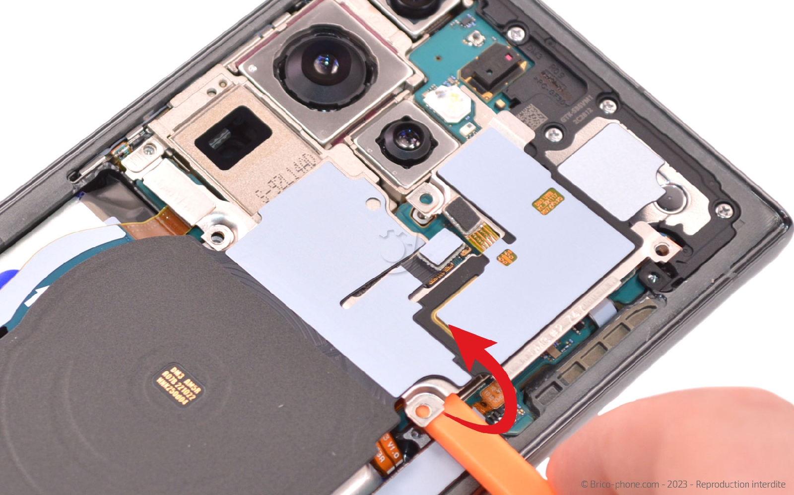 Comment changer le bloc écran  sur Galaxy S23 Ultra photo 3