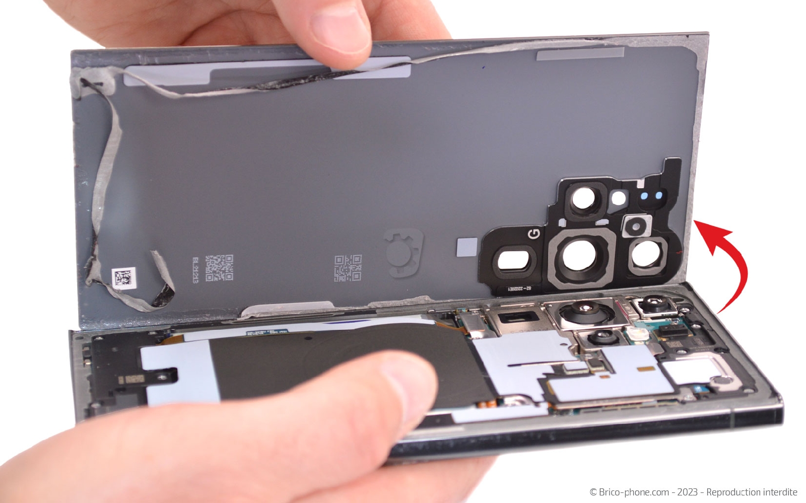 Comment changer le bloc écran  sur Galaxy S23 Ultra photo 2