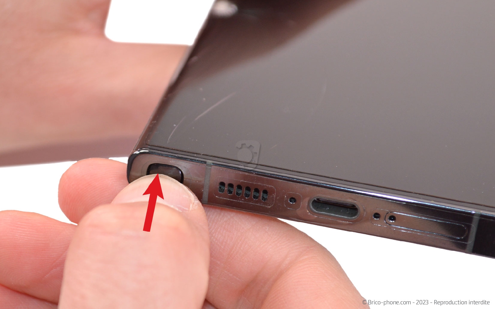 Comment changer le bloc écran  sur Galaxy S23 Ultra photo 1