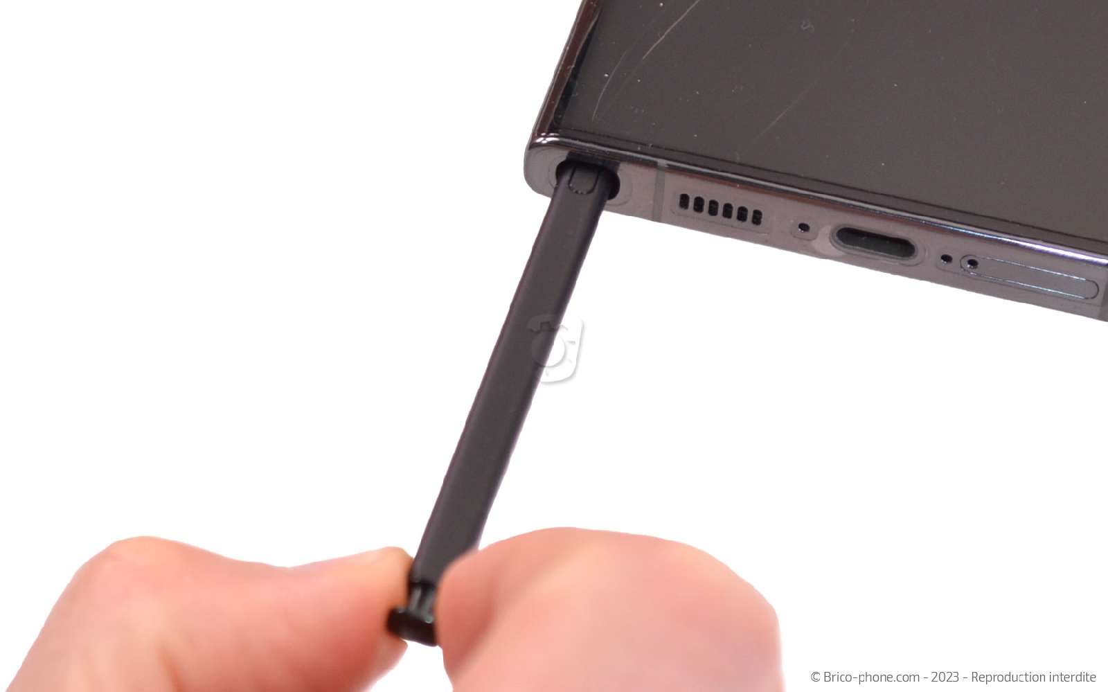 Comment changer le bloc écran  sur Galaxy S23 Ultra photo 2