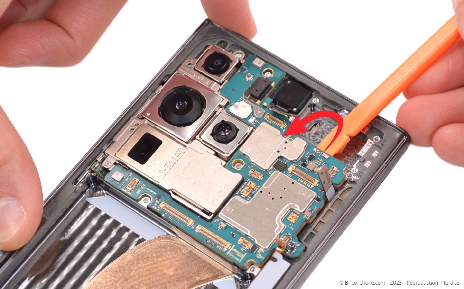 Comment changer le bloc écran  sur Galaxy S23 Ultra photo 1