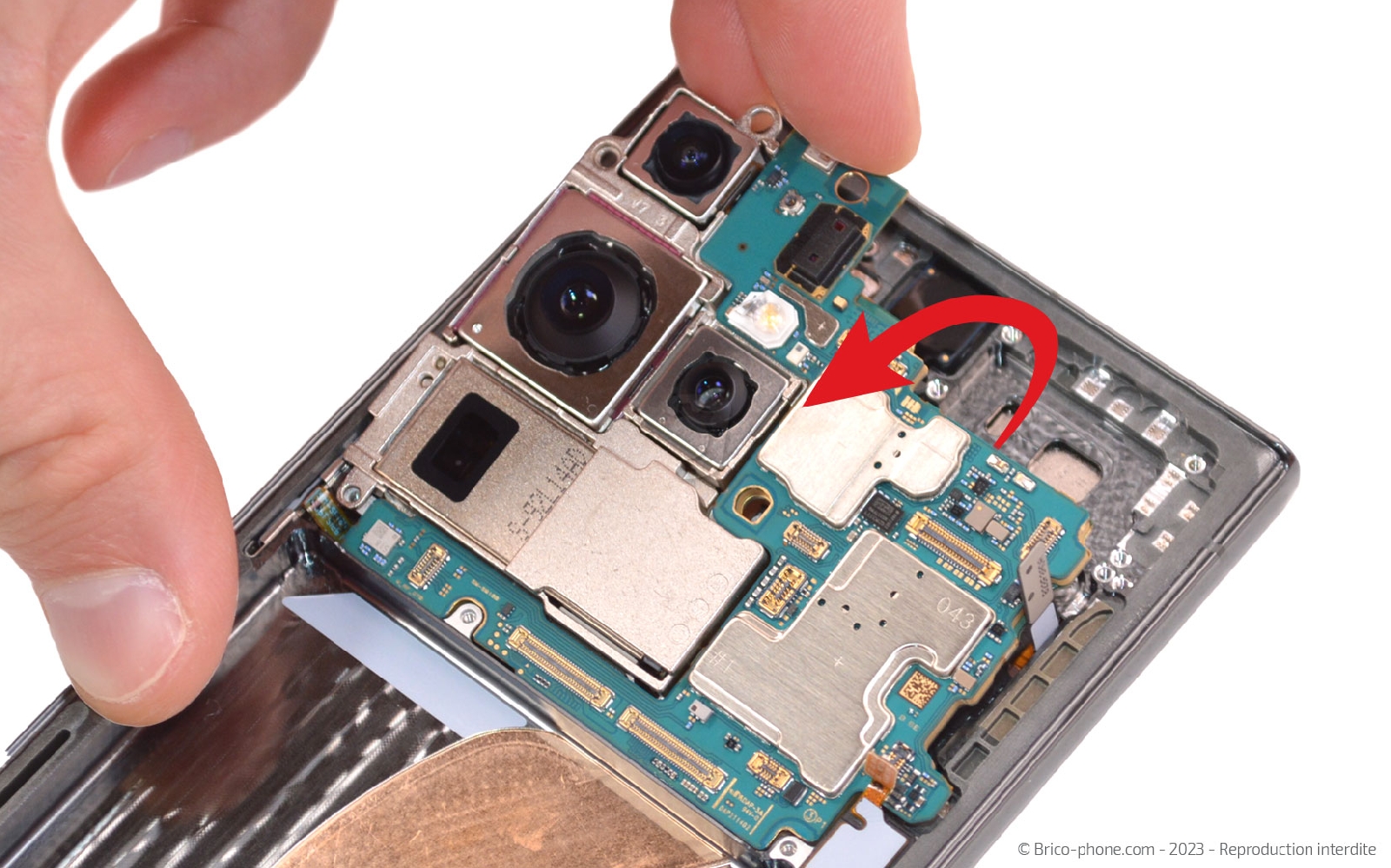 Comment changer le bloc écran  sur Galaxy S23 Ultra photo 2