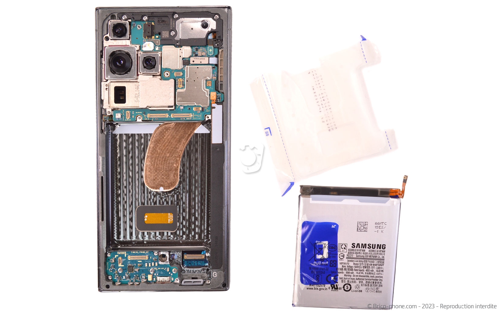 Comment changer la batterie  sur Galaxy S23 Ultra photo 2